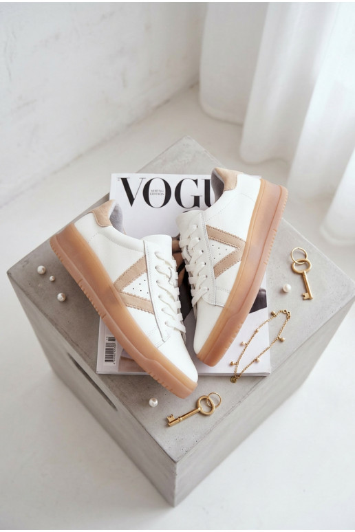 Sneakers model schoenen DamesOpturalnej Skóry met platform Vinceza 79597 Initte kleur