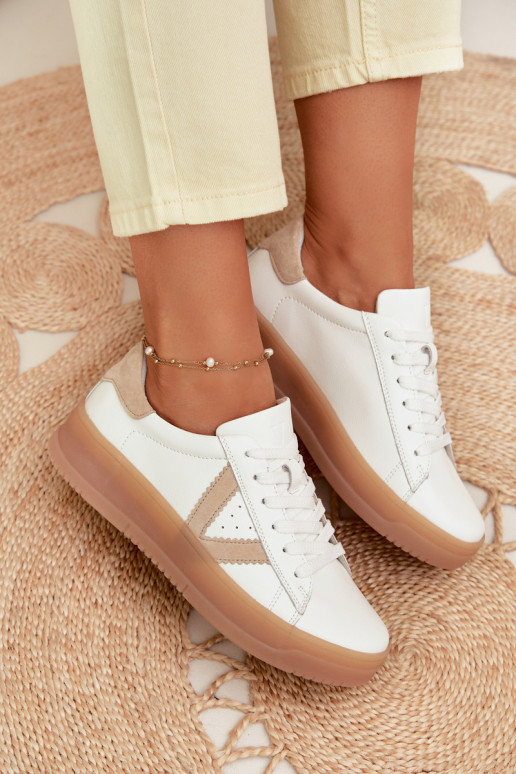 Sneakers model schoenen DamesOpturalnej Skóry met platform Vinceza 79597 Initte kleur