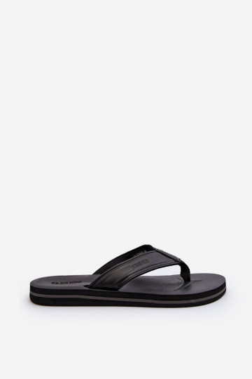Heren slippers Big Star LL174605 zwarte kleur 2