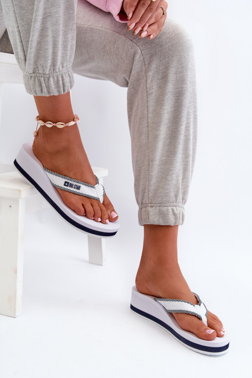 Slippers Slippers Dames met platform Big Star NN274A726 Initte kleur