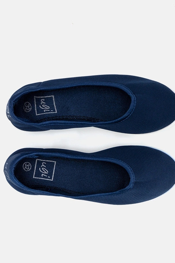 Donkerblauwe kinder ballerina's Geneseo