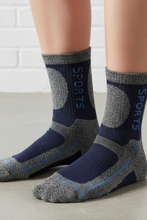 Blauwe warme sokken voor heren Nerput