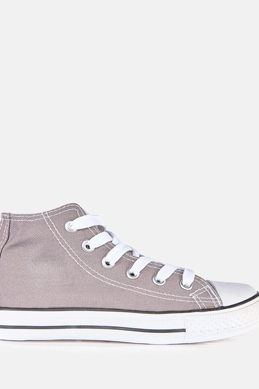 Grijze kinder sneakers boven de enkel...