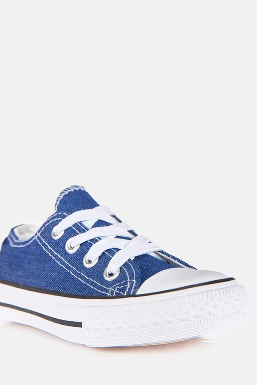 Blauwe lage kinder sneakers Lauta
