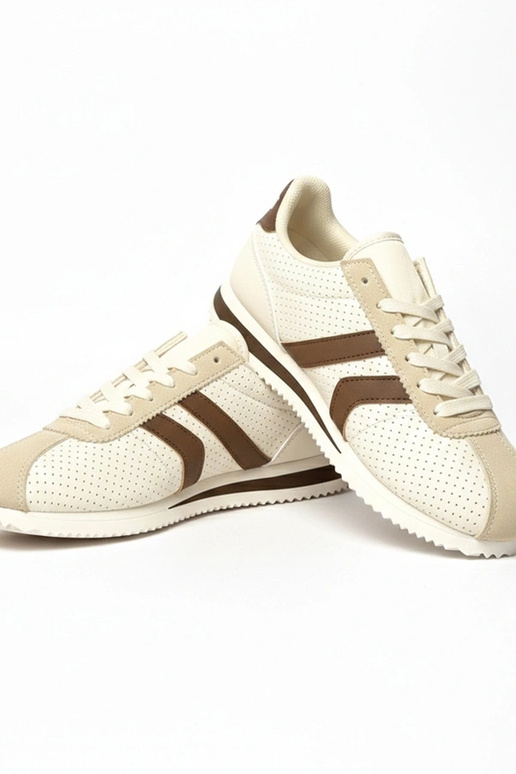 Zand-bruin sportieve sportschoenen...