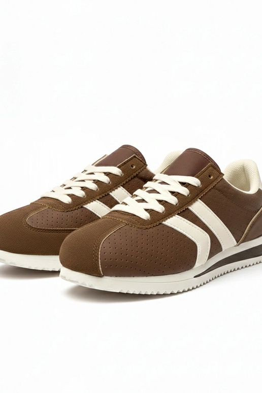 Bruine sportieve sportschoenen Camille