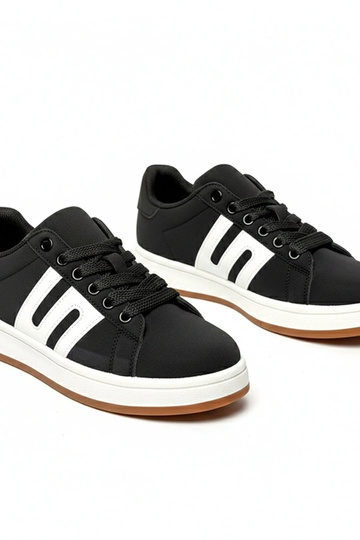 Zwarte casual sportschoenen... 2