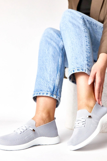 Grijze dames sportschoenen Léa 2