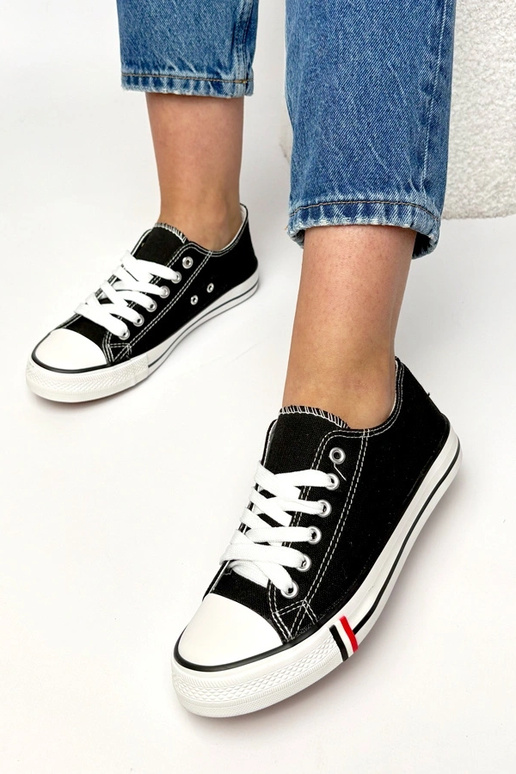 Zwarte dagelijkse sportschoenen Manon