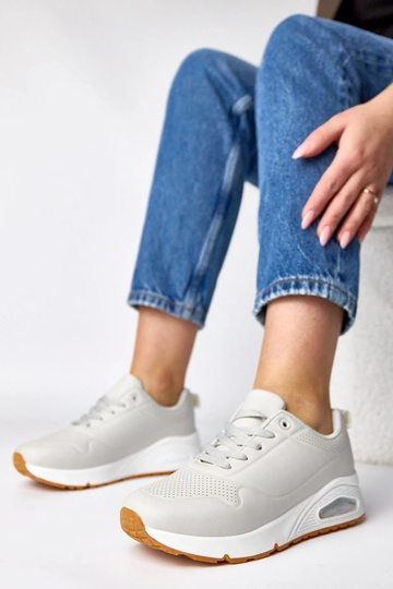 Grijze sportschoenen met dikke zool Sylvie