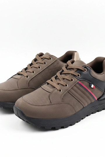Rode heren casual sneakers...