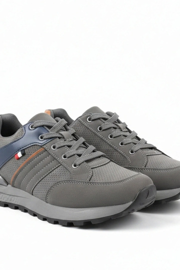 Grijze heren casual sneakers Ethan 2