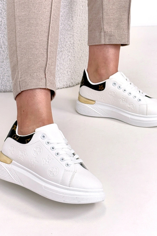 Witte sneakers met veters Peyton