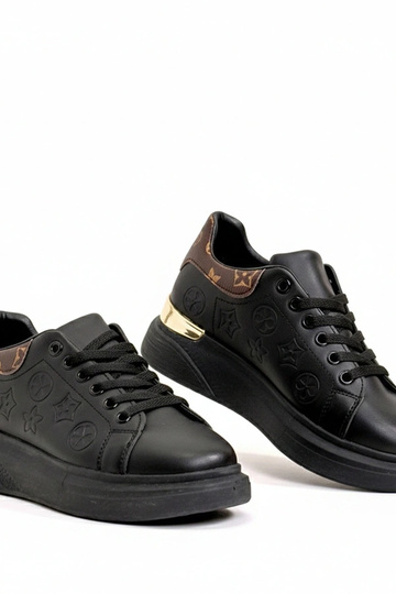 Zwarte sneakers met veters Peyton 2