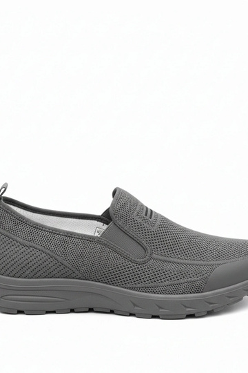 Grijze herensneakers zonder veters Sebastian 2
