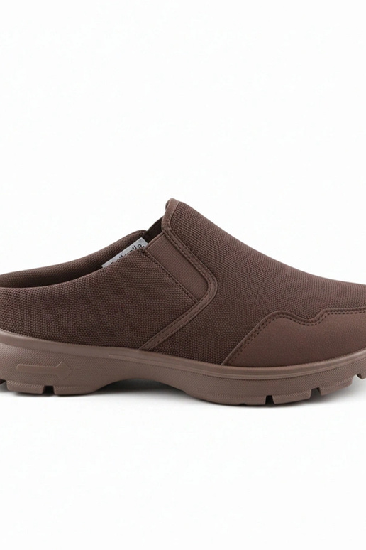 Bruine heren instapsneakers zonder...