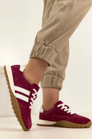 Bordeaux leren sneakers Filippo 2