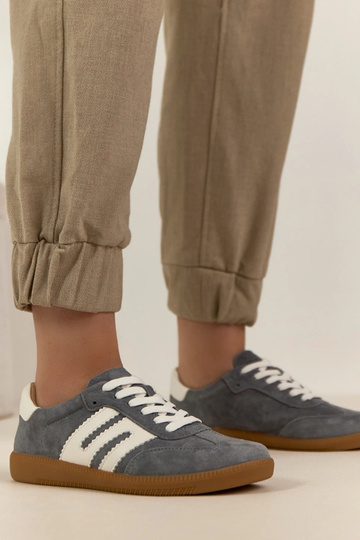 Grijze leren sneakers Filippo 2