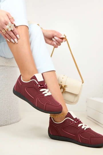 Bordeaux dames basketbalsneakers Amaryllis 2