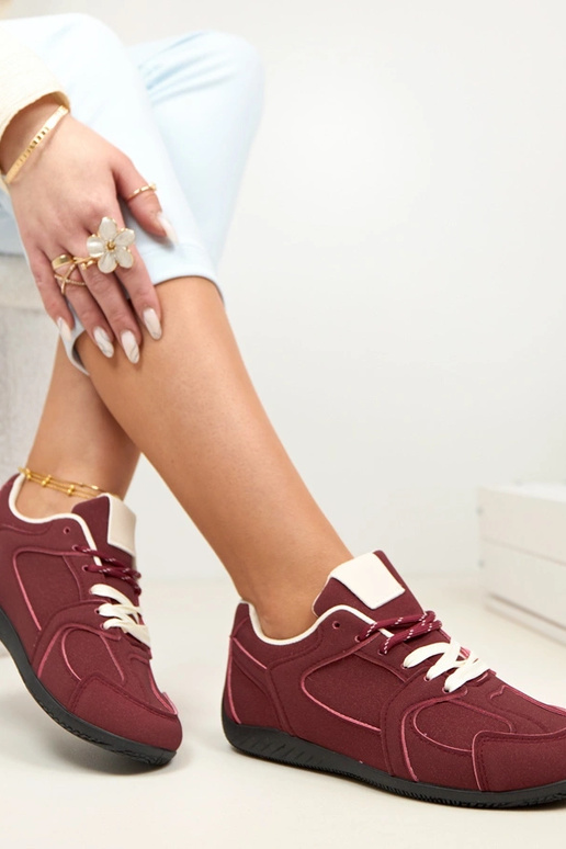 Bordeaux dames basketbalsneakers...