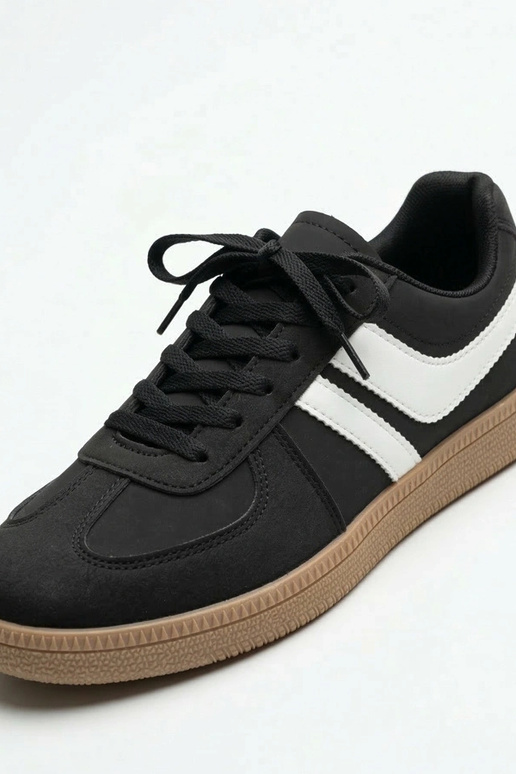 Zwarte heren tennis schoenen Saffron