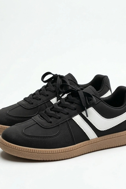 Zwarte heren tennis schoenen Saffron