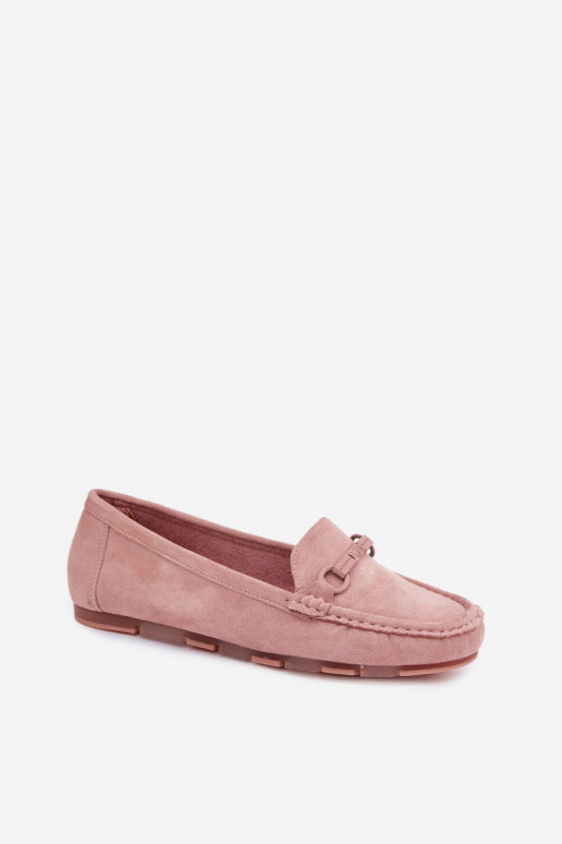 Mocassins Dames plat roze Olisa