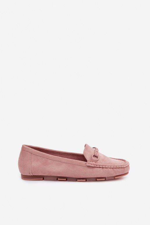 Mocassins Dames plat roze Olisa