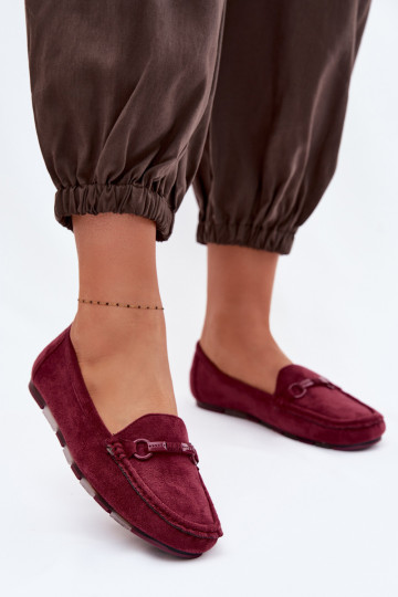 Dames mocassins in bordeauxkleur Olisa 2