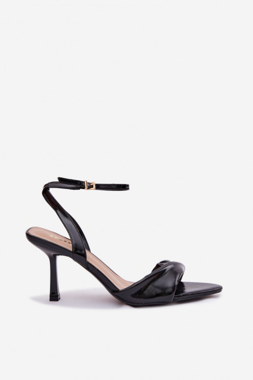 Dames sandalen met dunne hakken van ecoleer zInart Sedira