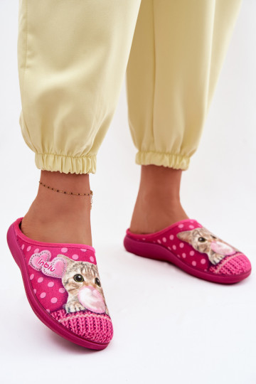 Dames slippers met rubber en luchtkussen Inblu EC000093 in roze