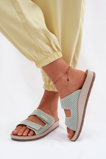 Dames slippers INBLU AG000015 in groen