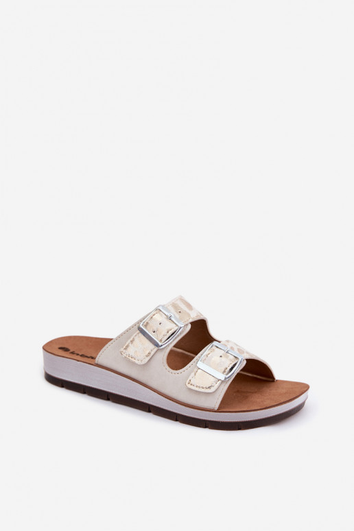 Damespantoffels met gespen Inblu CP000063 Initte kleur