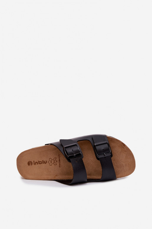 Damespantoffels met gespen Inblu NM000039 zInart