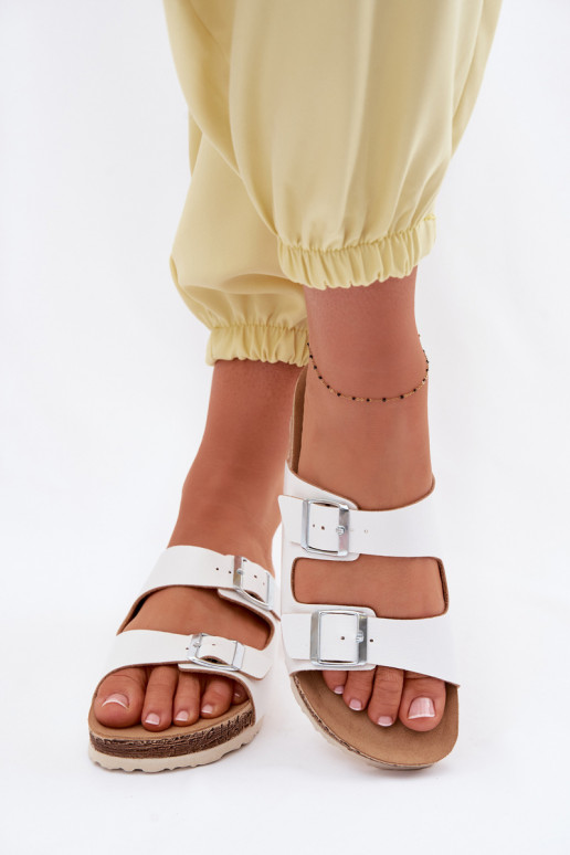 Damespantoffels met gespen Inblu NM000039 Initte kleur