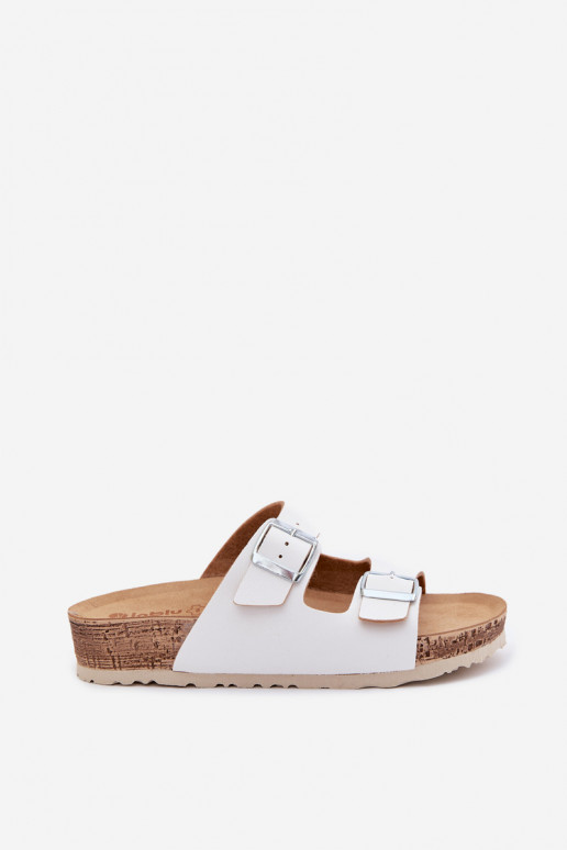 Damespantoffels met gespen Inblu NM000039 Initte kleur