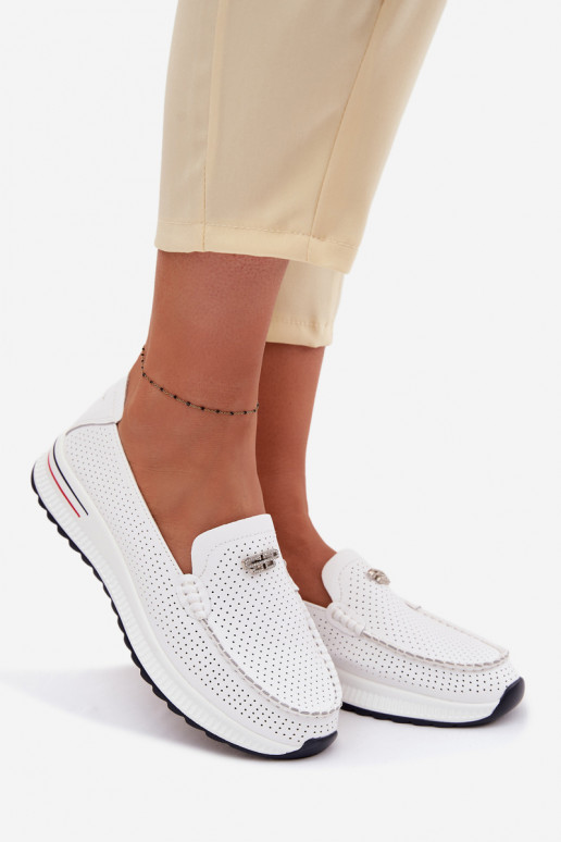 dames mocassinsOpturalnej Skóry Initte kleur Demela