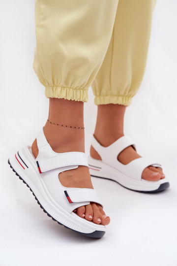 Dames sandalen Dames met platform met zelfklevende bevestigingsmiddelen Initte kleur Jemela