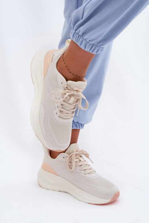 sportschoenen Dames met platform beige Gelirae