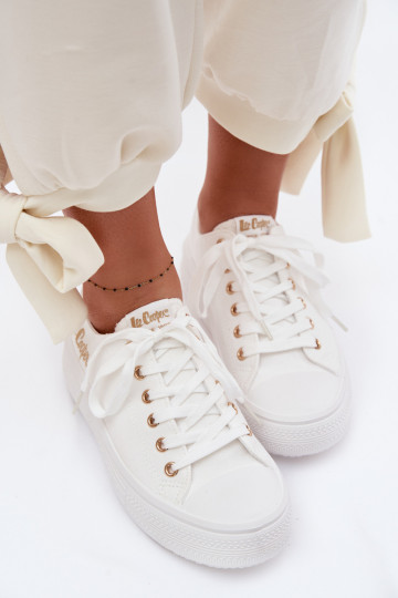 Casual schoenen met plateau Lee Cooper LCIN-26-44-4482 wit