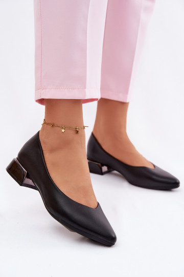 Ballerina's op lage hak Vinceza 62280 zwarte kleur 2