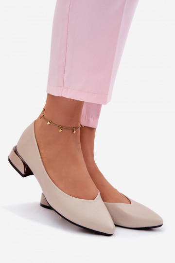 Ballerinas Op een lage hak Vinceza 62280 beige