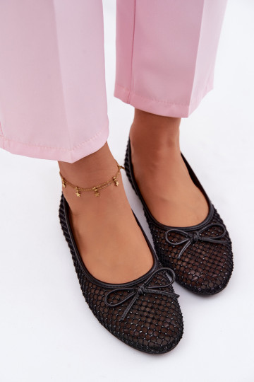 Gaas Ballerinas Met Decoratie Vinceza 62270 zInart