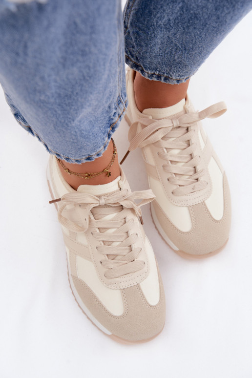 Sneakers model schoenen Dames Vinceza 11674 beige