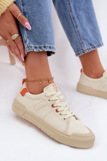 Vrijetijdsschoenen Big Star NN274445 Memory Foam System beige