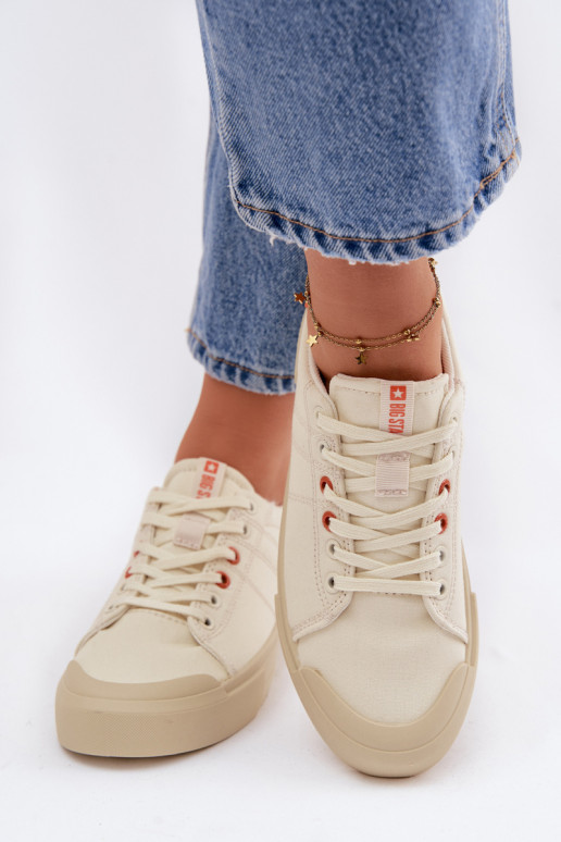 Vrijetijdsschoenen Big Star NN274445 Memory Foam System beige