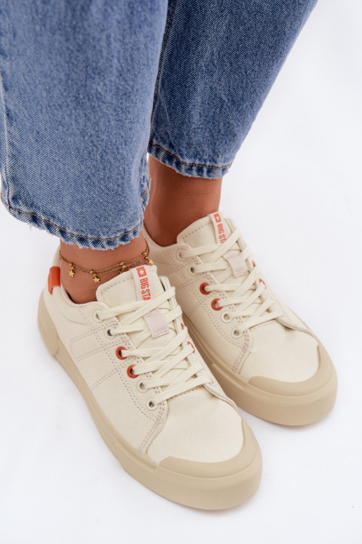 Vrijetijdsschoenen Big Star NN274445 Memory Foam System beige