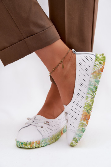 Leer schoenen Dames S.Barski GR61-5970 Initte kleur