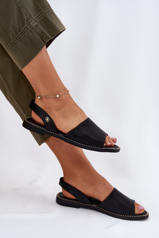 Dames sandalen met brede hakken Eko Leer zInart Dereka