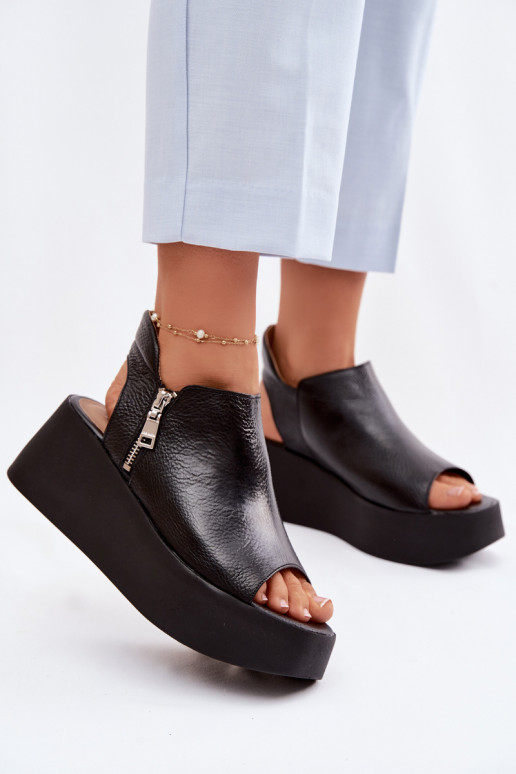 Leer Platform sandalen Zazoo 1792 zInart